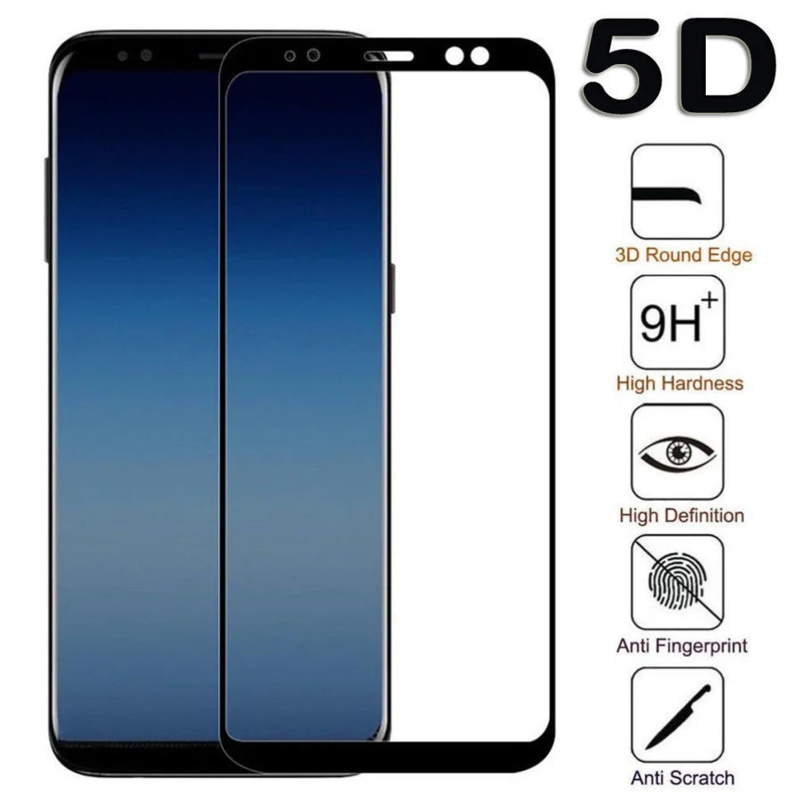 Стъклен протектор Teracell за Xiaomi Mi A2 Lite/Redmi 6 Pro 5D Черен