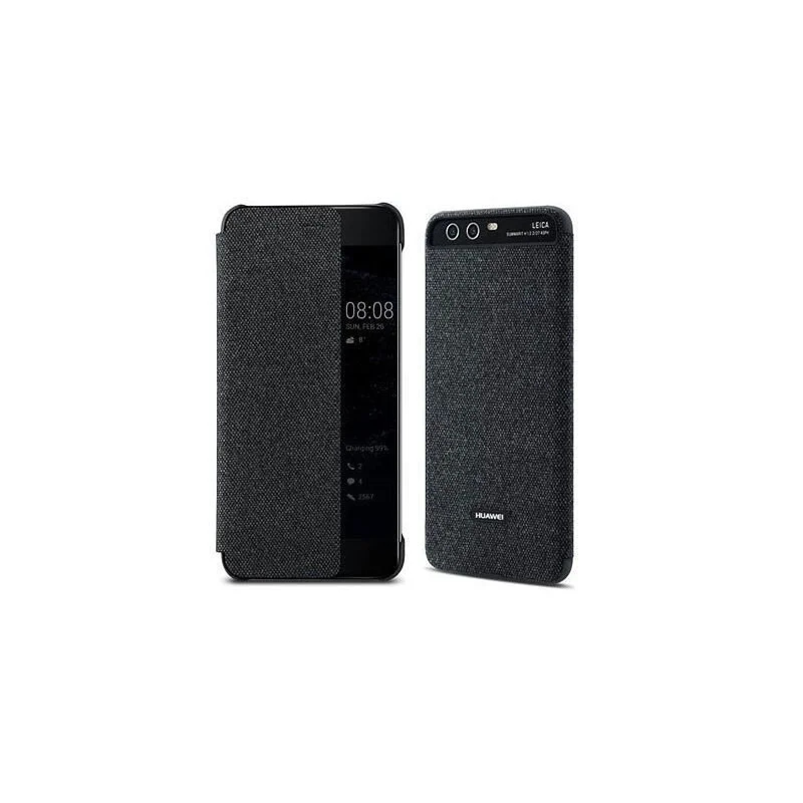 Оригинален калъф Flip за case P10 тъмно сив