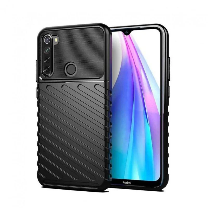 Гръб OEM Rugged Armor за Xiaomi Redmi Note 8T Черен