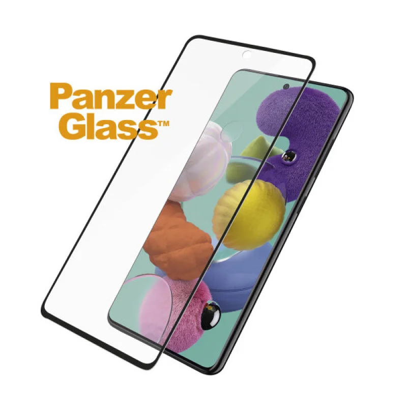 Стъклен протектор PanzerGlass за Samsung Galaxy A51 Case Friendly Черен