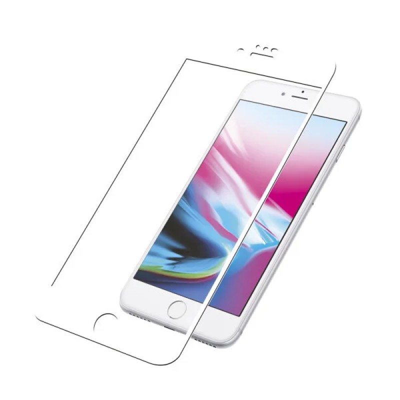 Стъклен протектор PanzerGlass за Apple iPhone 6/6S/7/8/SE 2020 Case Friendly Бял