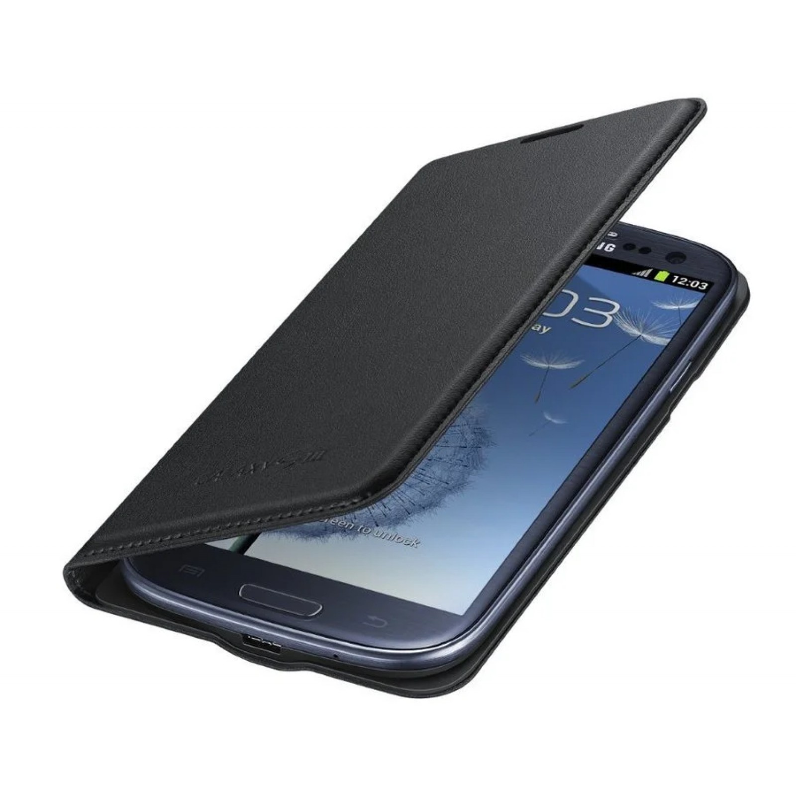 Калъф S Flip Wallet за Samsung S3 - Черен