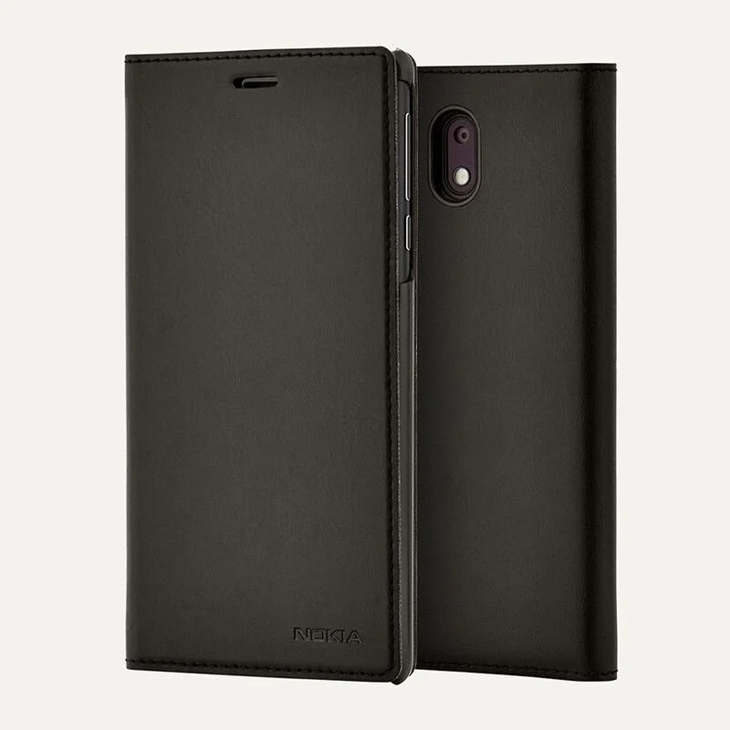 Оригинален калъф Flip за Nokia 5 - Черен
