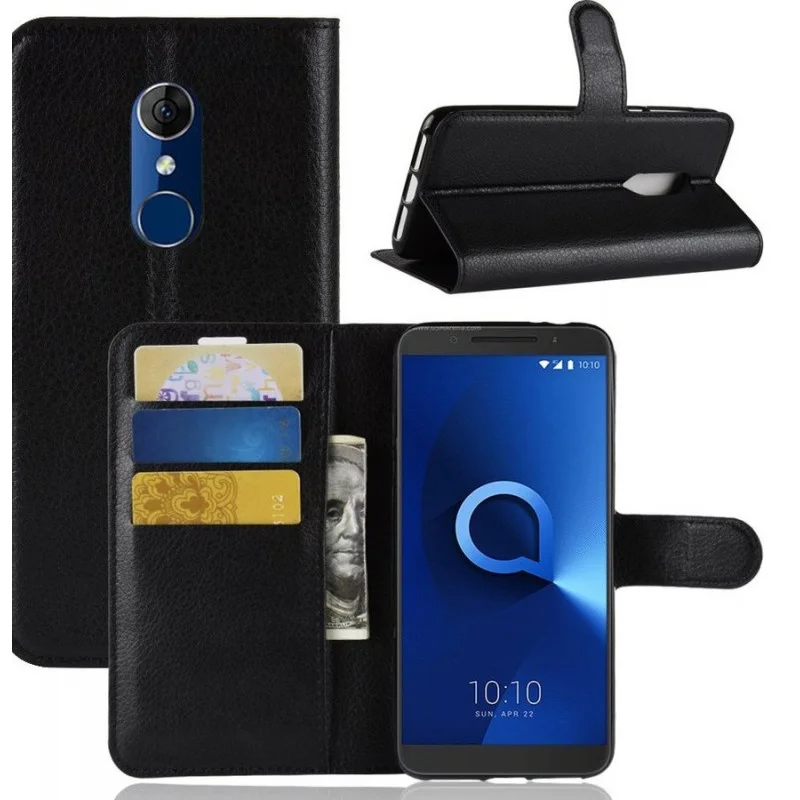 Оригинален калъф Flip за Alcatel D5 Sting - Черен...