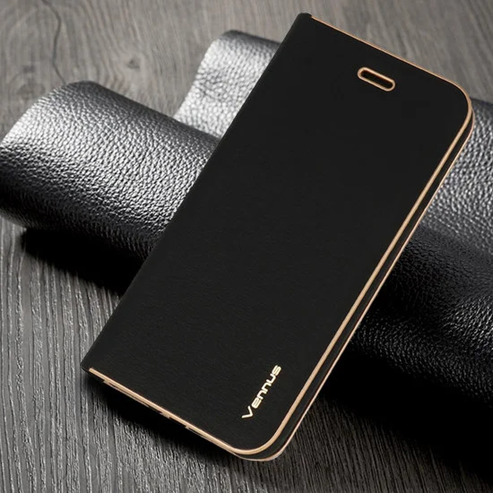 Гръб Venus Book Case за Xiaomi Mi 9 SE Черен