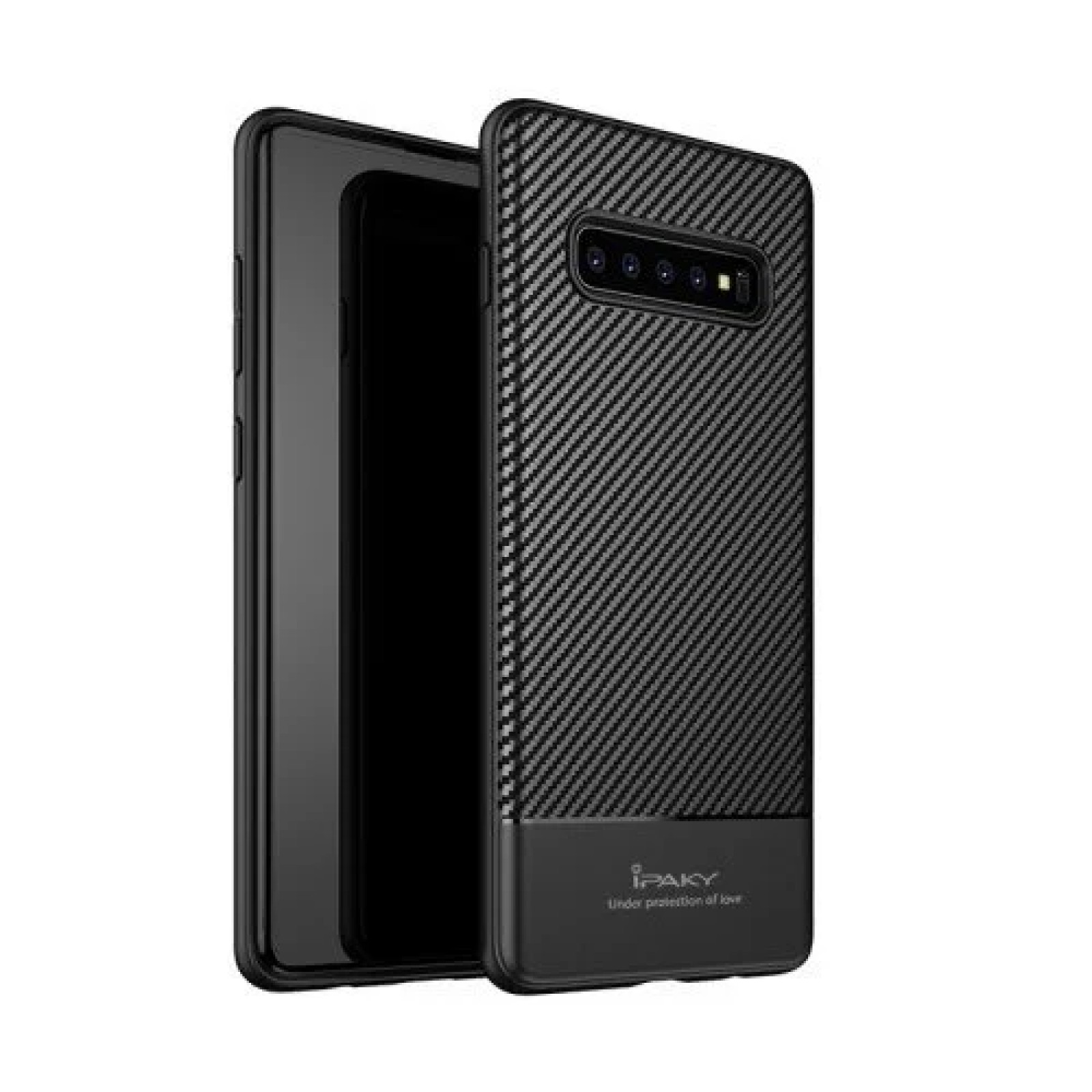 Гръб Ipaky Moosy series за Samsung Galaxy S10 Plus Черен
