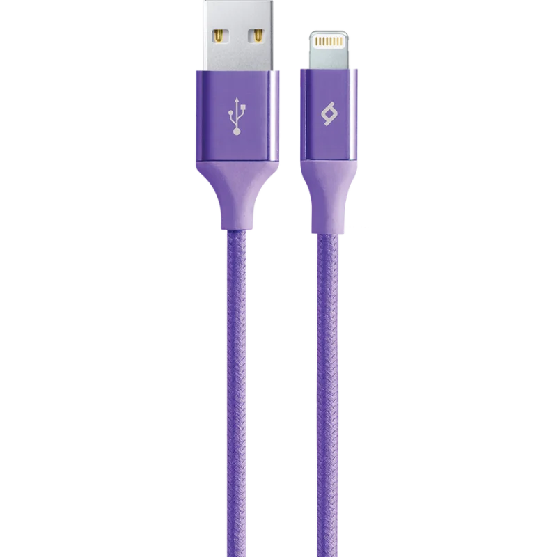 Кабел AlumiCable Lightning Charge/Data Cable, Лила...