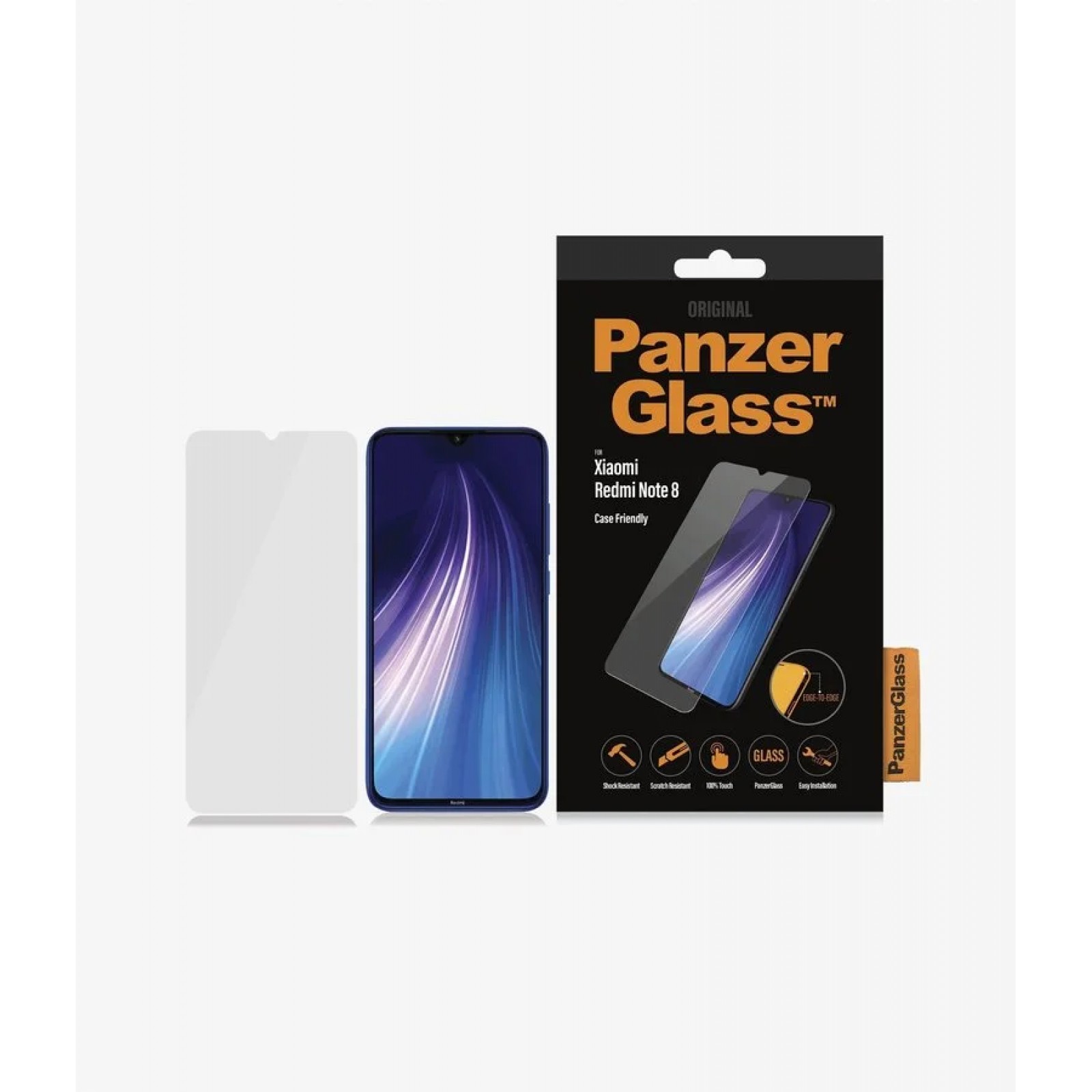 Стъклен протектор PanzerGlass за Xiaomi Redmi 8  Безцветен