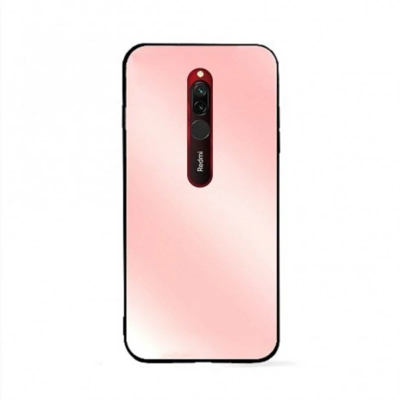 Гръб OEM Glass Case за Xiaomi Redmi 8 Розов...