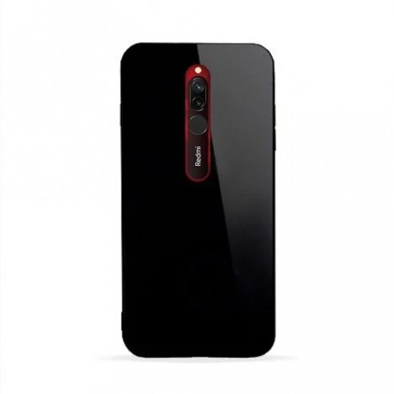 Гръб OEM Glass Case за Xiaomi Redmi 8 Черен
