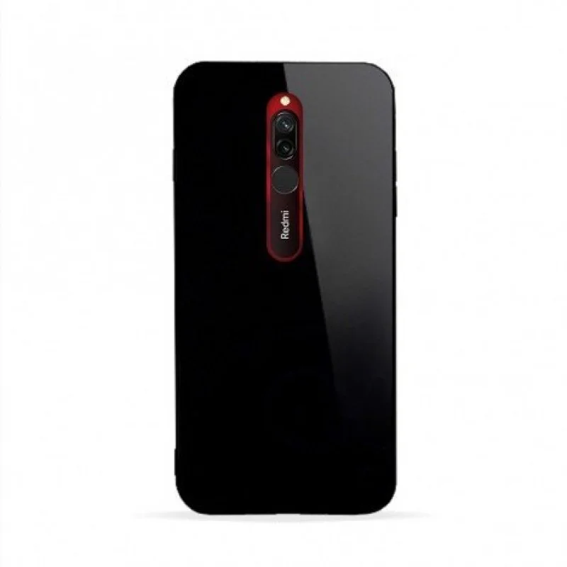 Гръб OEM Glass Case за Xiaomi Redmi 8 Черен...