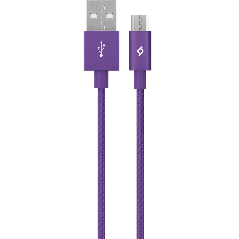 Кабел AlumiCable Micro USB Charge/Data Cable - Лил...
