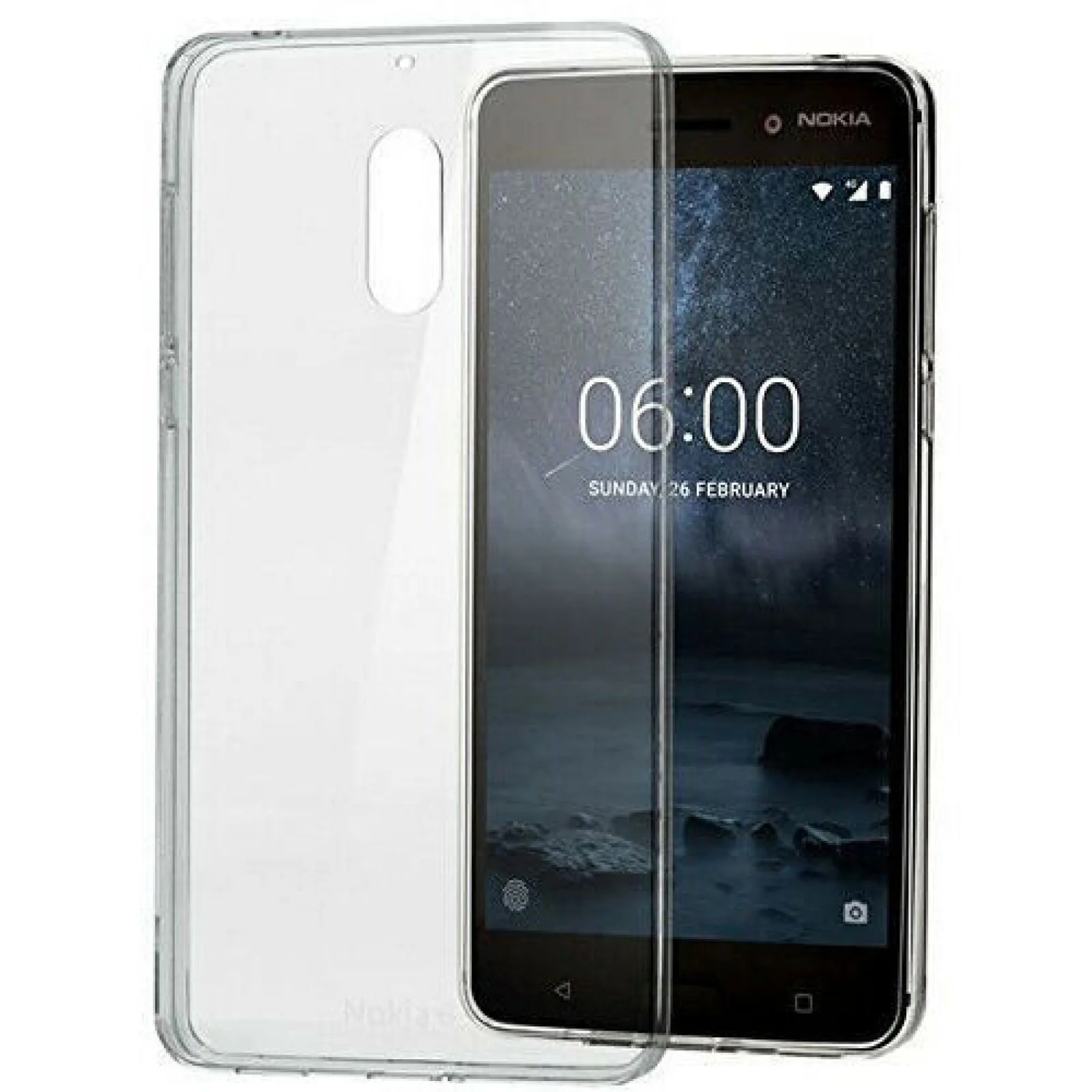 Гръб Nokia  за Nokia 6 (2018) Прозрачен