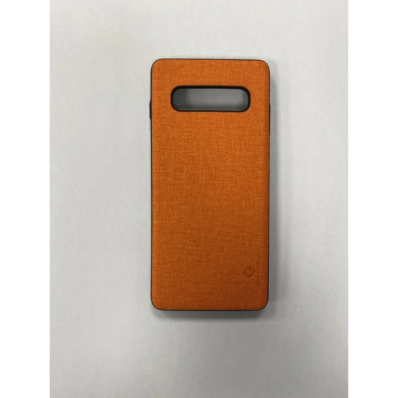 Гръб Luo Business  за Samsung Galaxy S10 Plus Оран...