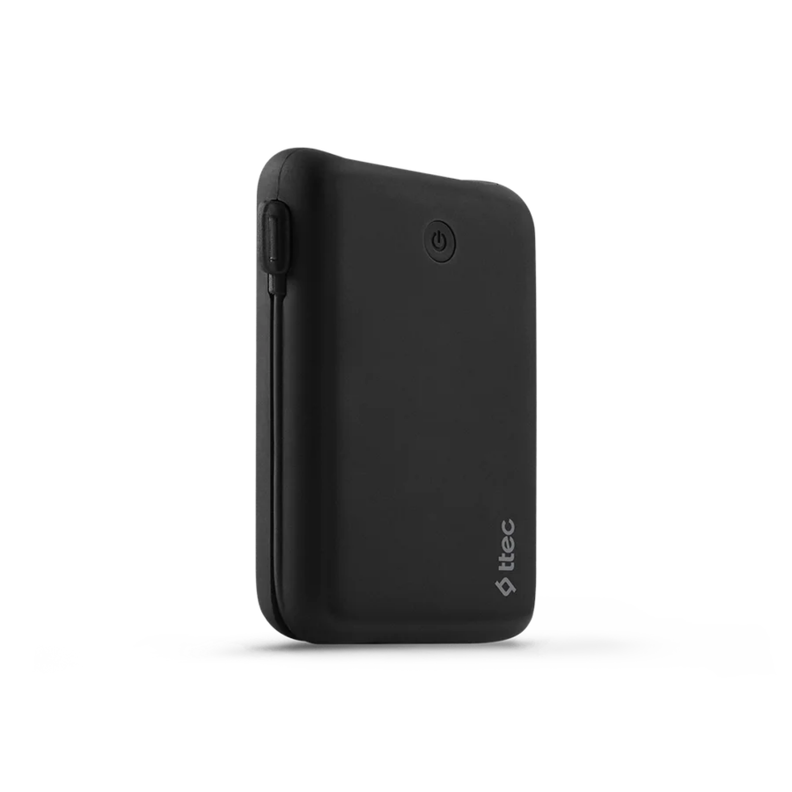 Външна батерия ReCharger Duo+ 10.000mAh Built in Type-C Cable Universal Mobile Charger - Черна,116986