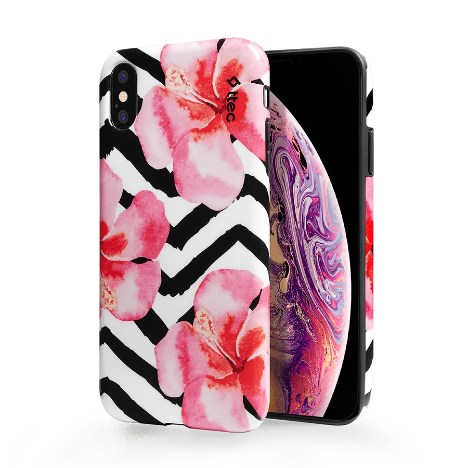 Гръб ttec ArtCase за Apple iPhone XS Max Многоцветен