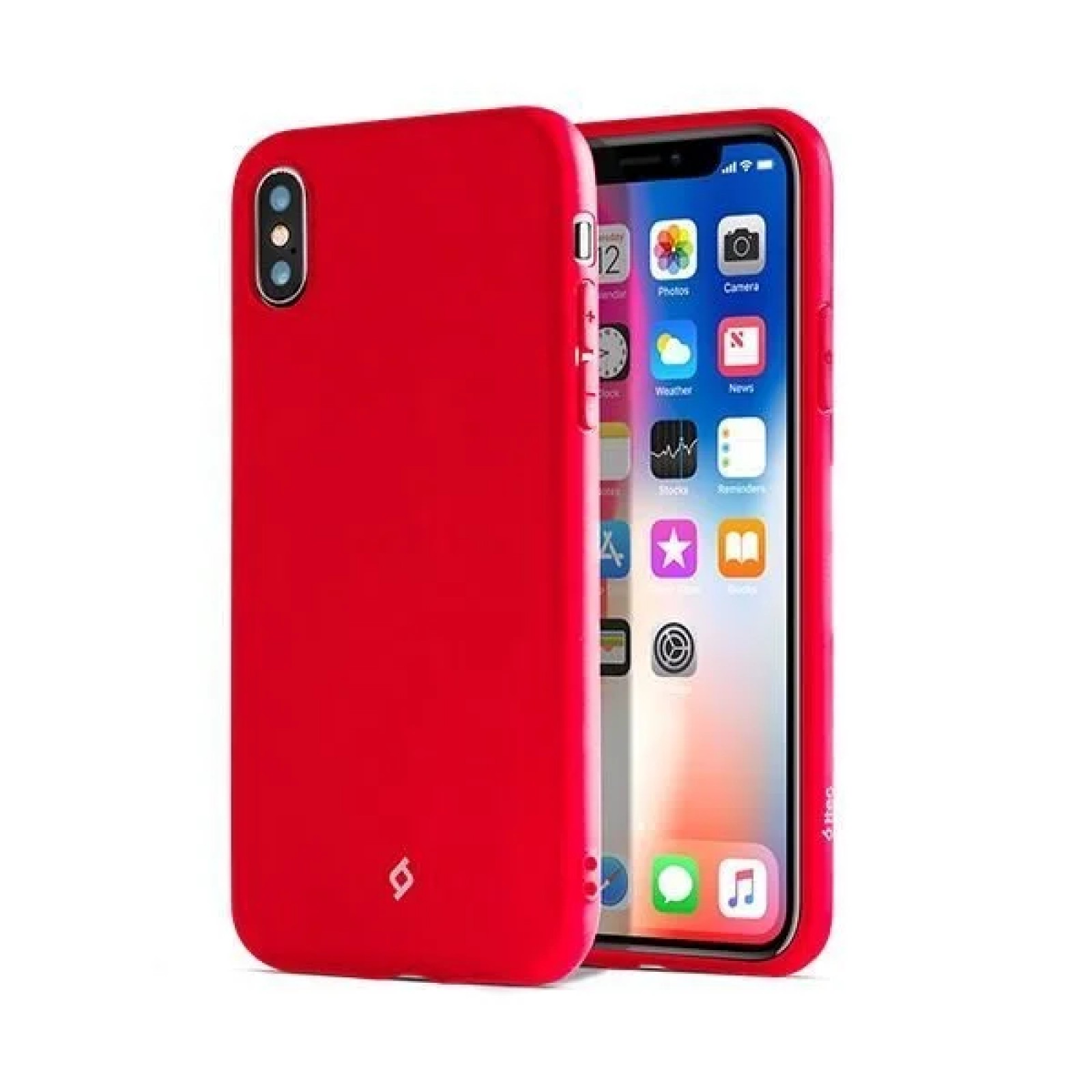 Гръб ttec  за Apple iPhone X/XS Червен