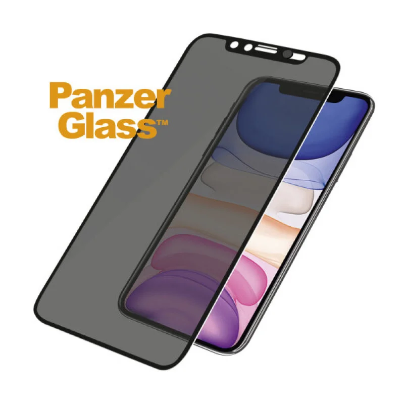 Стъклен протектор PanzerGlass за Apple iPhone 11/iPhone XR Case Friendly CamSlider Черен