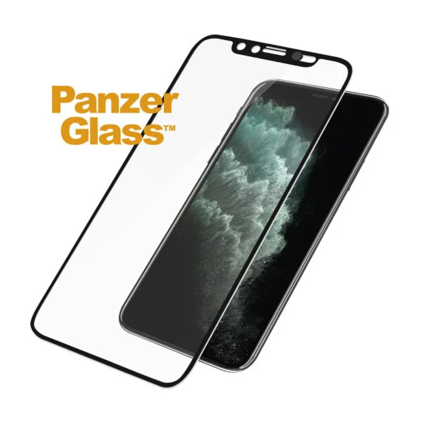 Стъклен протектор PanzerGlass за Apple iPhone Xs Max/11 Pro Max Case Friendly CamSlider Черен