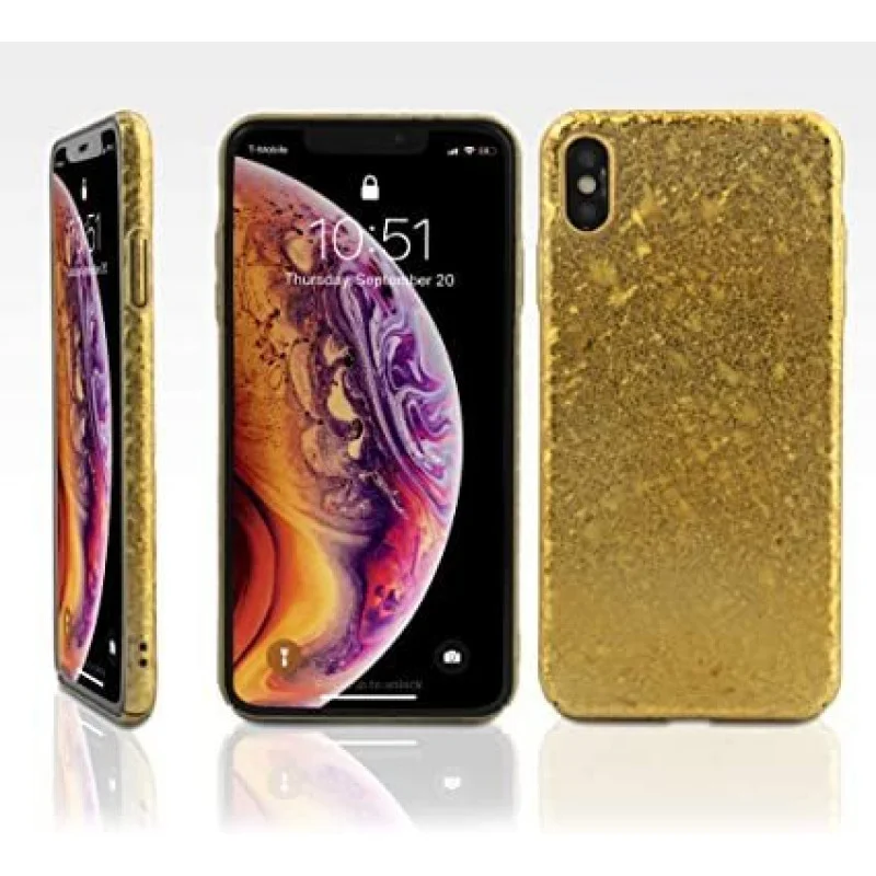 Гръб Teracell Glitz за Apple iPhone XS Max Златен...