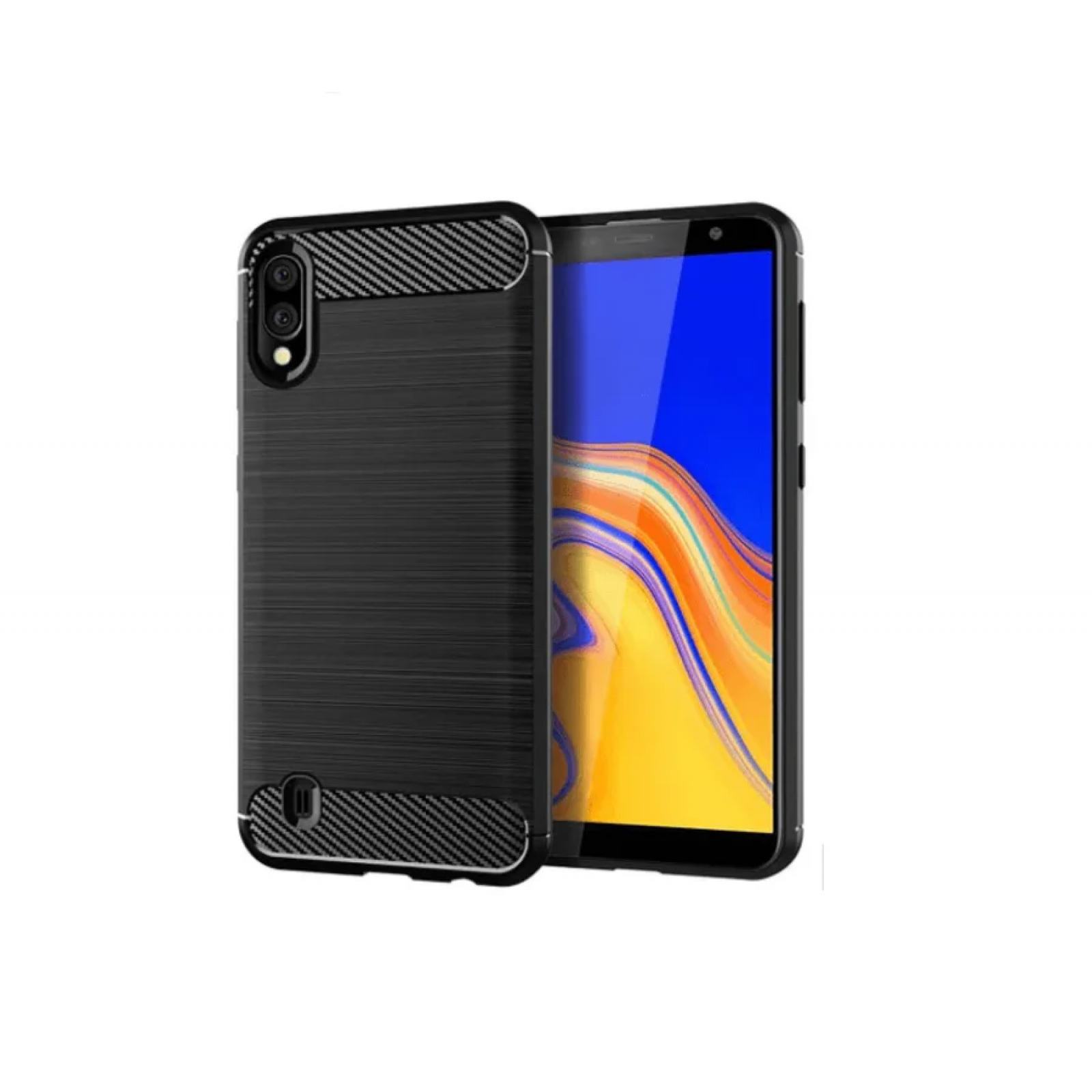 Гръб Carbon Fiber TPU Xiaomi Mi A3 - Черен
