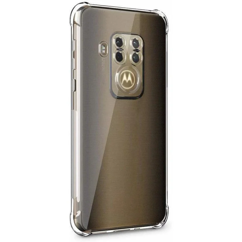 Гръб OEM Clean Armor за Motorola One Zoom Прозраче...