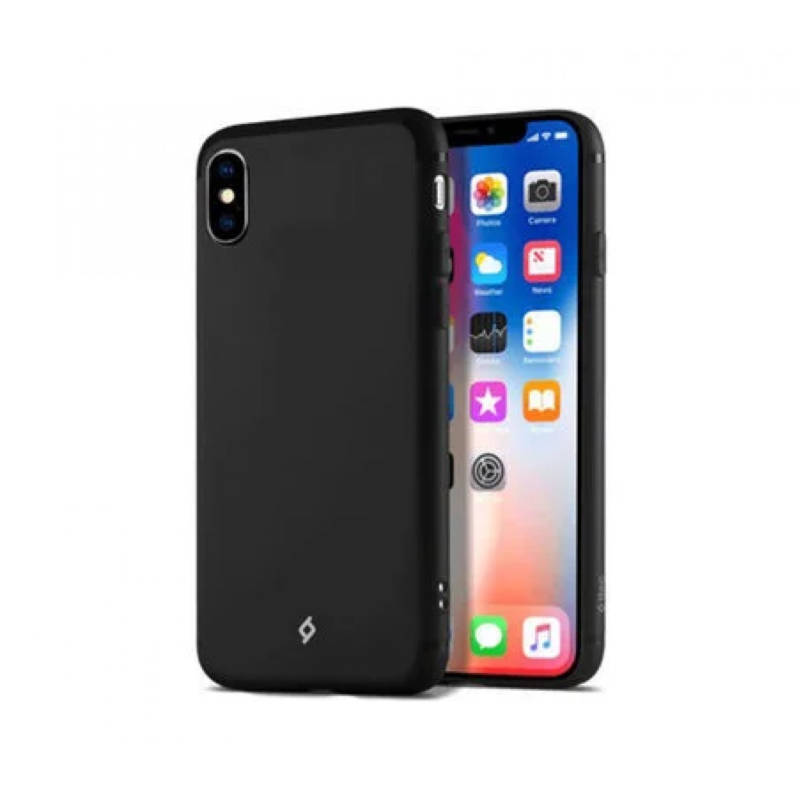 Гръб ttec Airflex за Apple iPhone X/XS Черен