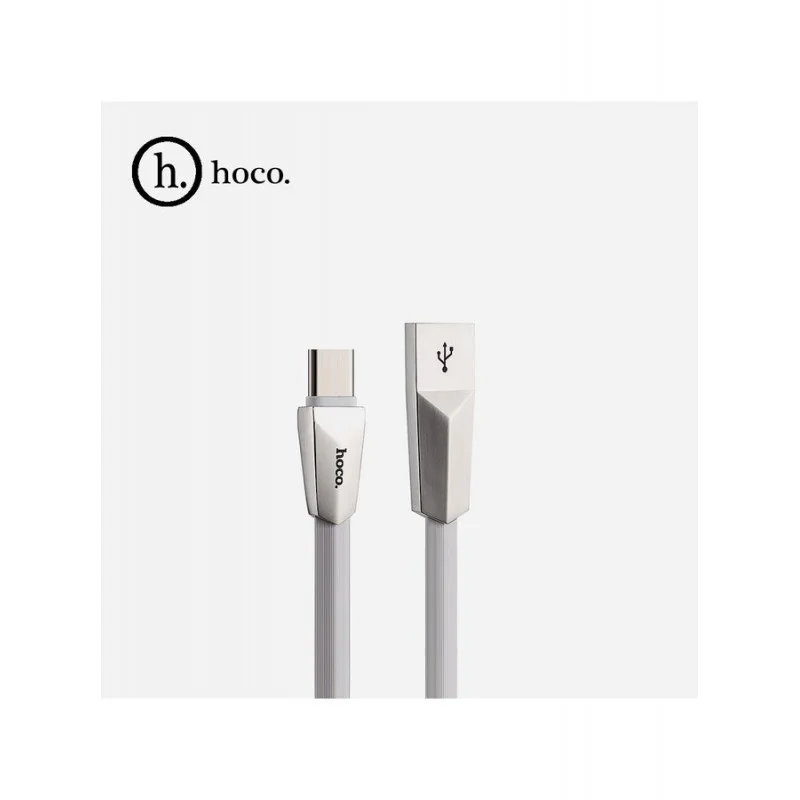 Data кабел Hoco X4 Zinc Alloy rhombus type-c USB C...