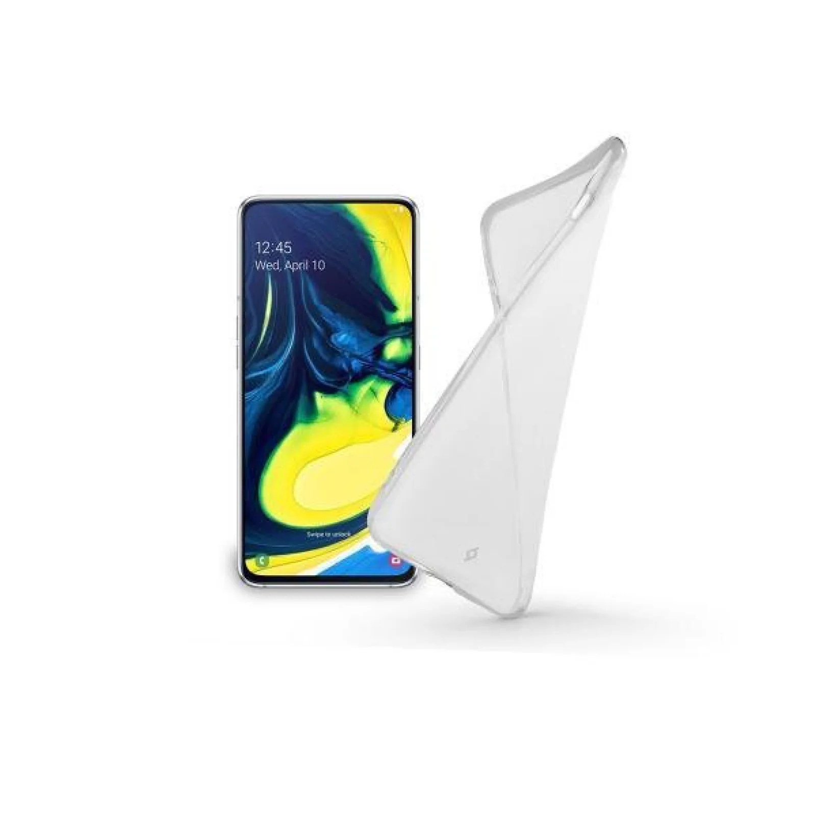 Гръб ttec SuperSlim за Samsung Galaxy A80 Прозрачен