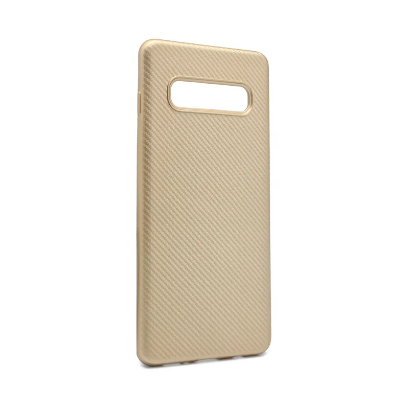 Гръб Luo case Carbon Fiber за Samsung Galaxy S10 Plus Златен