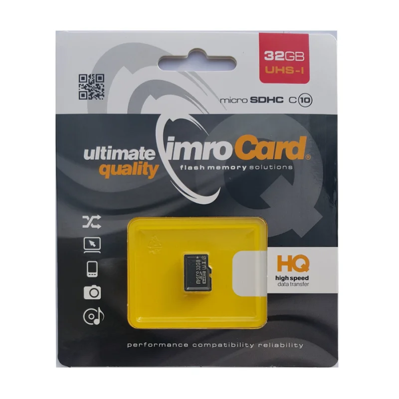 Карта памет IMRO Memory MicroSD Card - 32GB без ад...