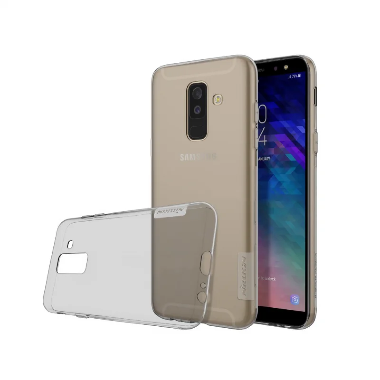 Гръб Nillkin Nature за Samsung Galaxy A6 Plus Сив