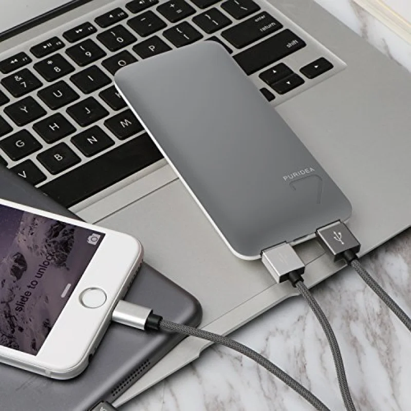 Power Bank PURIDEA S5 7000mAh сива