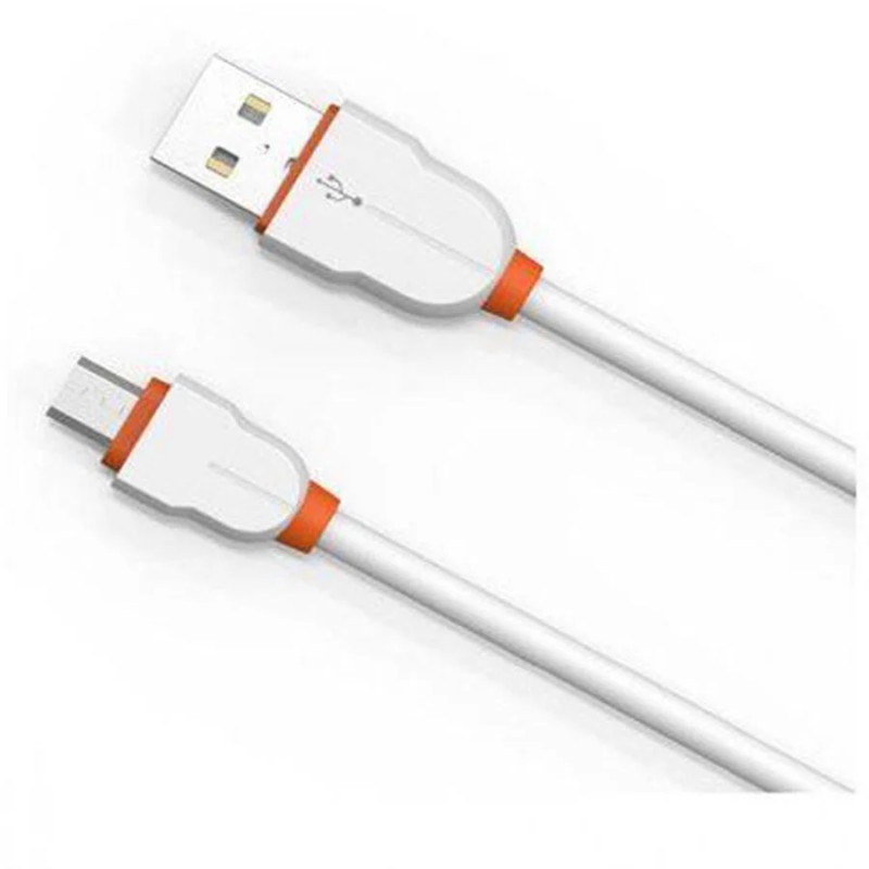 Дата кабел LDNIO LS02 micro USB бял 2m