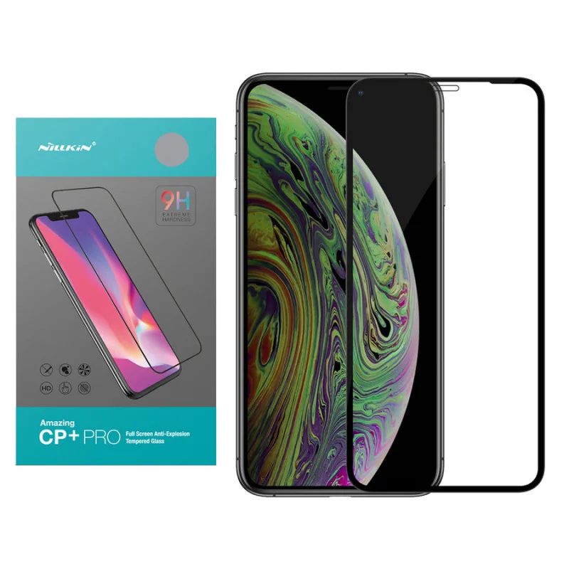 Стъклен протектор Nillkin за Apple iPhone X/Xs/11 Pro CP+ Черен