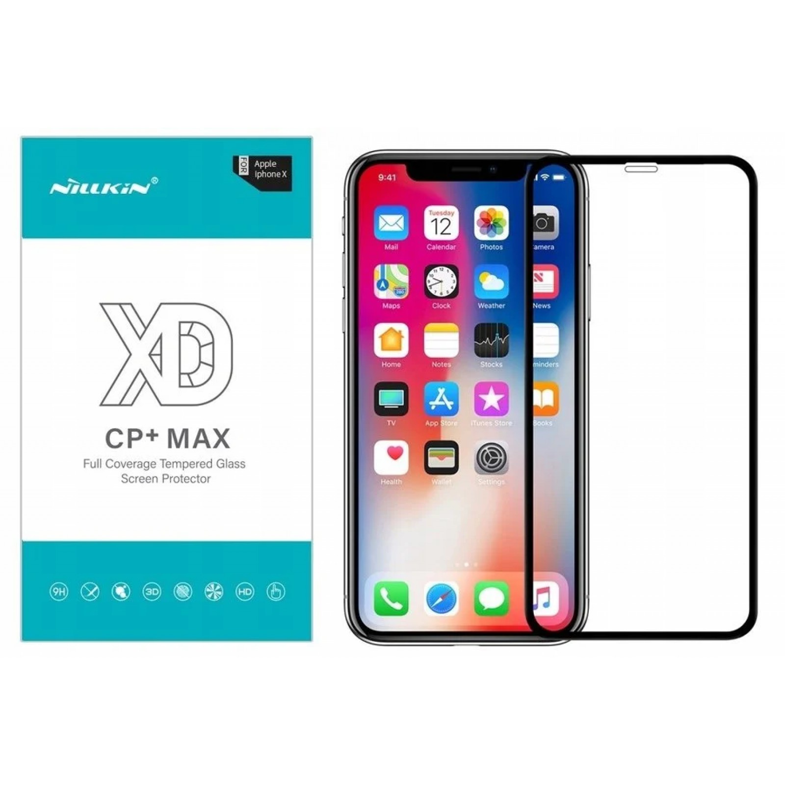 Стъклен протектор Nillkin за Huawei/Honor Mate 30 CP+ MAX Черен