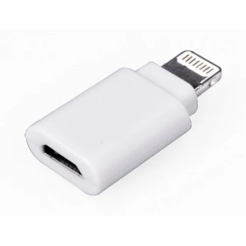 Преходник Teracell от micro към iPhone 6/7/8/X/ - Бял Преходник Teracell от micro към iPhone 6/7/8/X/ - Бял
