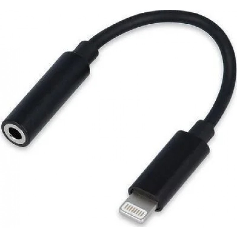 Преходник Lighting към 3.5 mm Headphone Jack Adapter - Черен