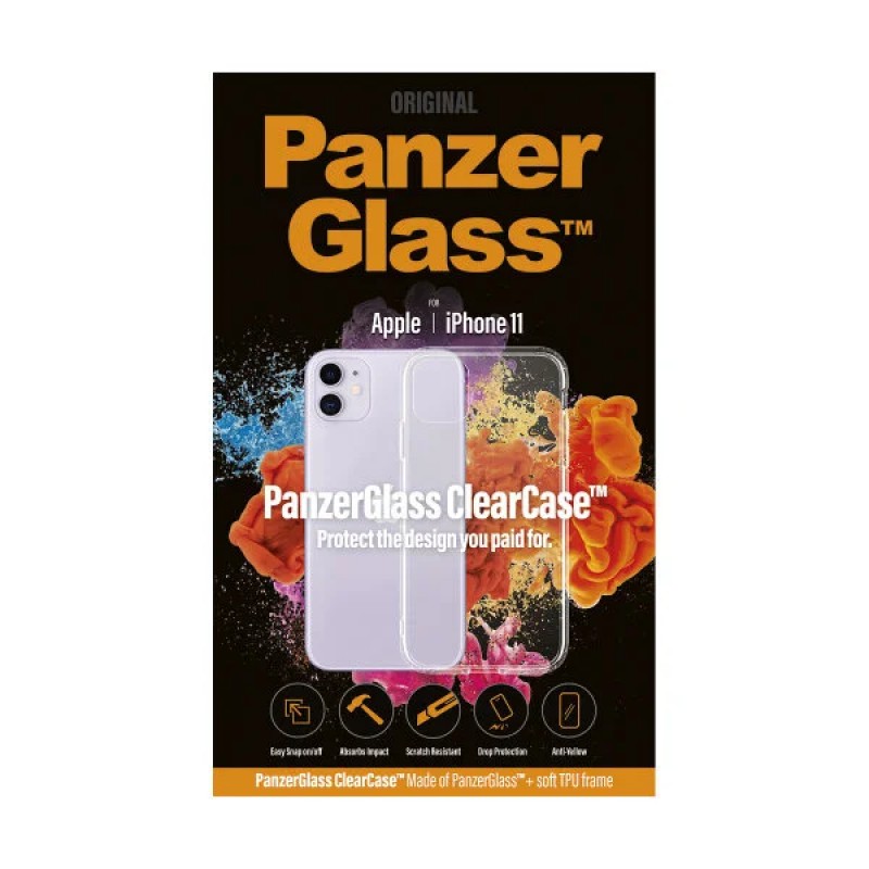 Гръб PanzerGlass ClearCase за Apple iPhone 11 Прозрачен