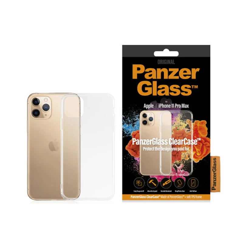 Гръб PanzerGlass Clear Case за Apple iPhone 11 Pro...