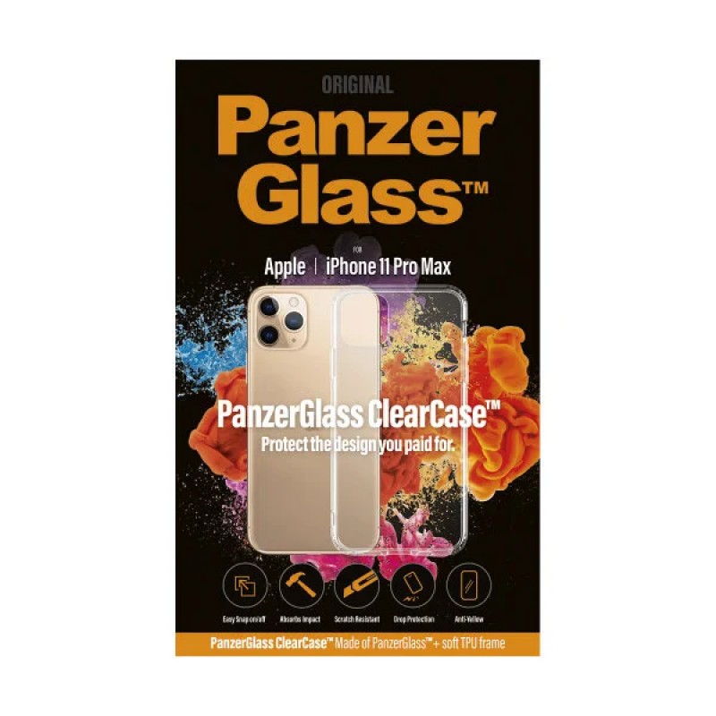 Гръб PanzerGlass Clear Case за Apple iPhone 11 Pro Max Прозрачен
