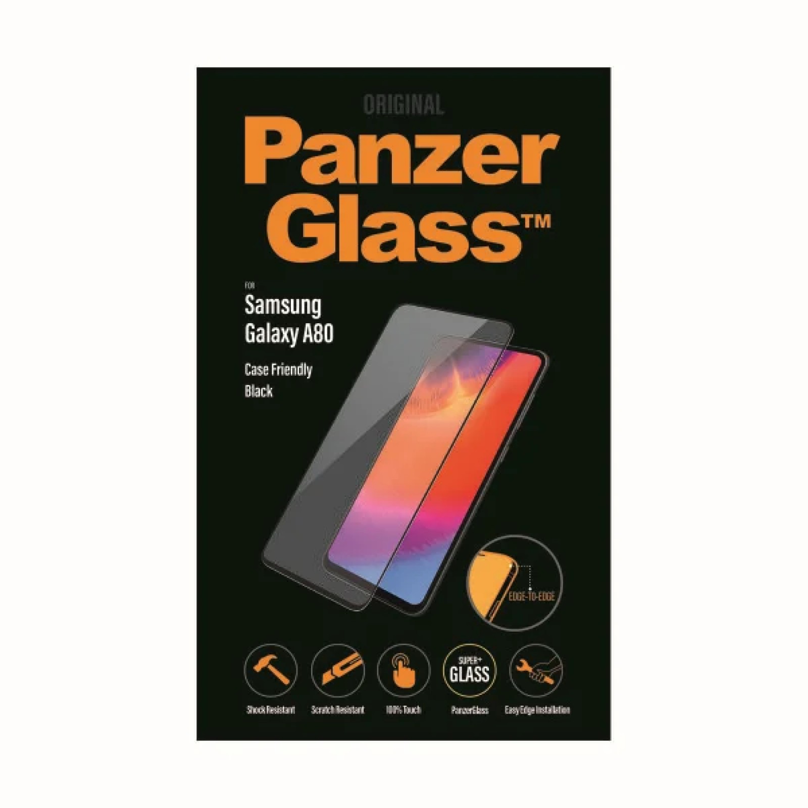 Стъклен протектор PanzerGlass за Samsung Galaxy A80  Прозрачен