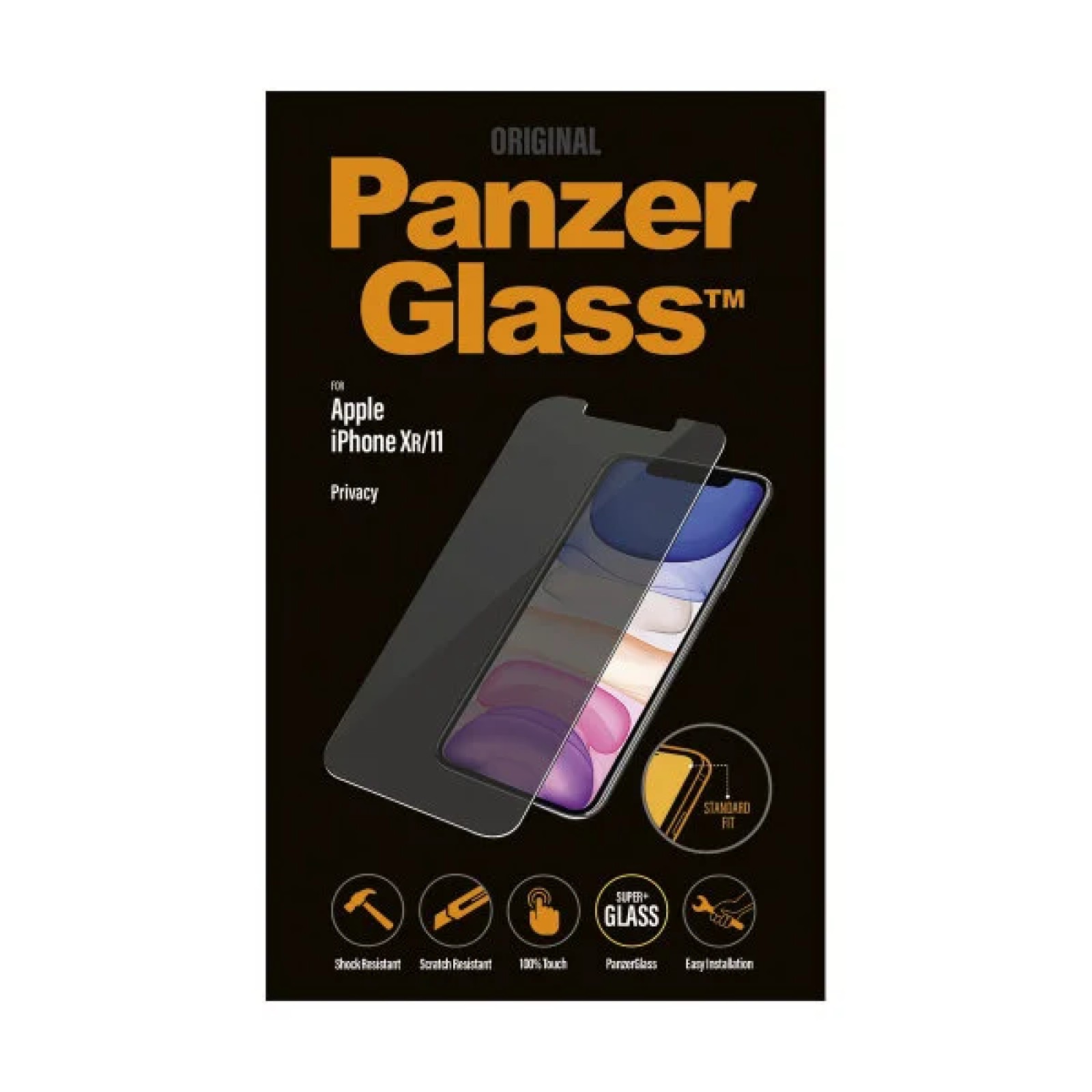 Стъклен протектор PanzerGlass за Apple iPhone 11/iPhone XR Privacy Прозрачен