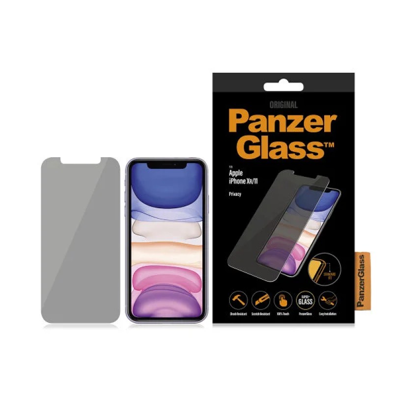 Стъклен протектор PanzerGlass за Apple iPhone 11/iPhone XR Privacy Прозрачен
