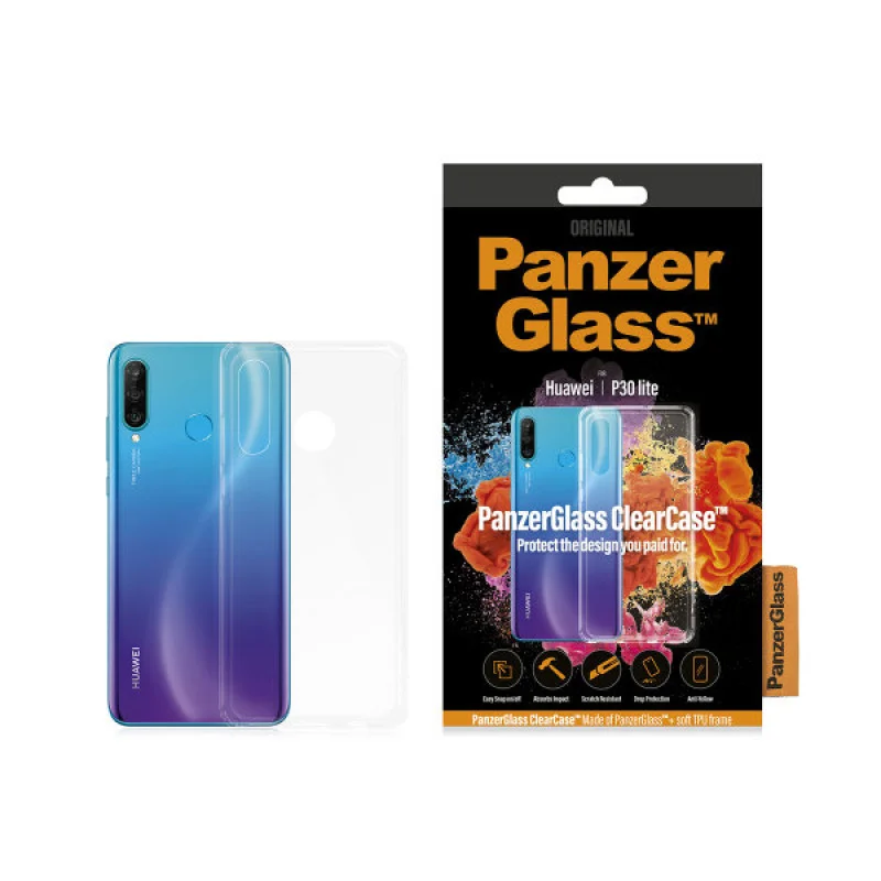 Гръб PanzerGlass ClearCase за Huawei/ Honor P30 Li...