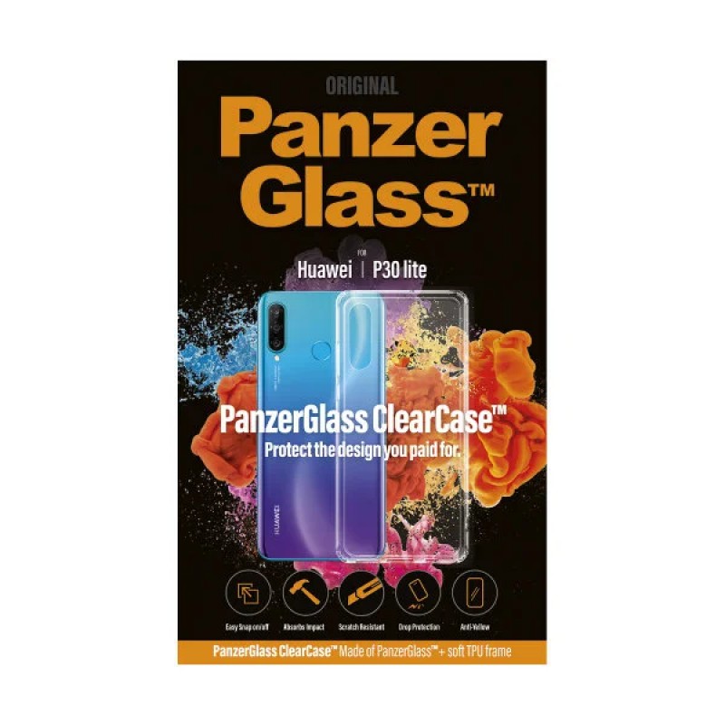 Гръб PanzerGlass ClearCase за Huawei/ Honor P30 Lite Прозрачен