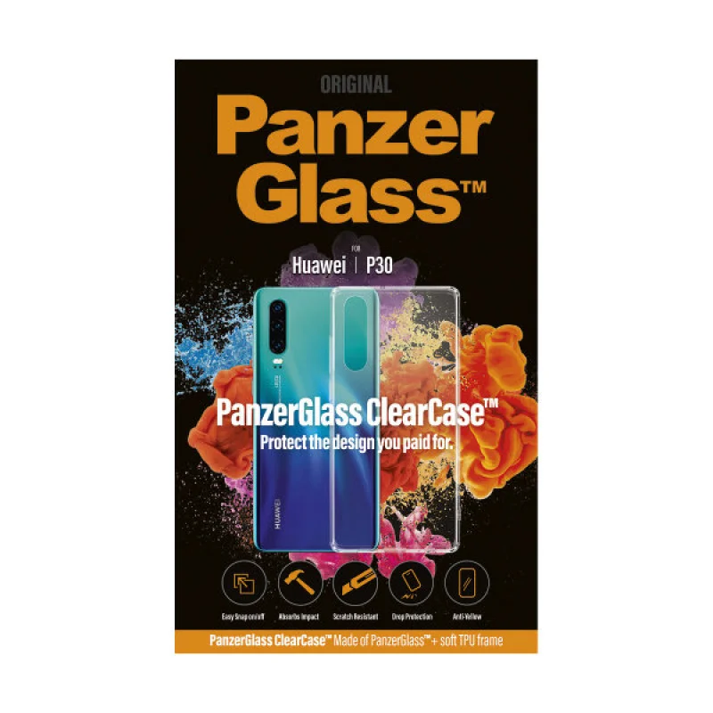 Гръб PanzerGlass ClearCase за Huawei/ Honor P30 Пр...