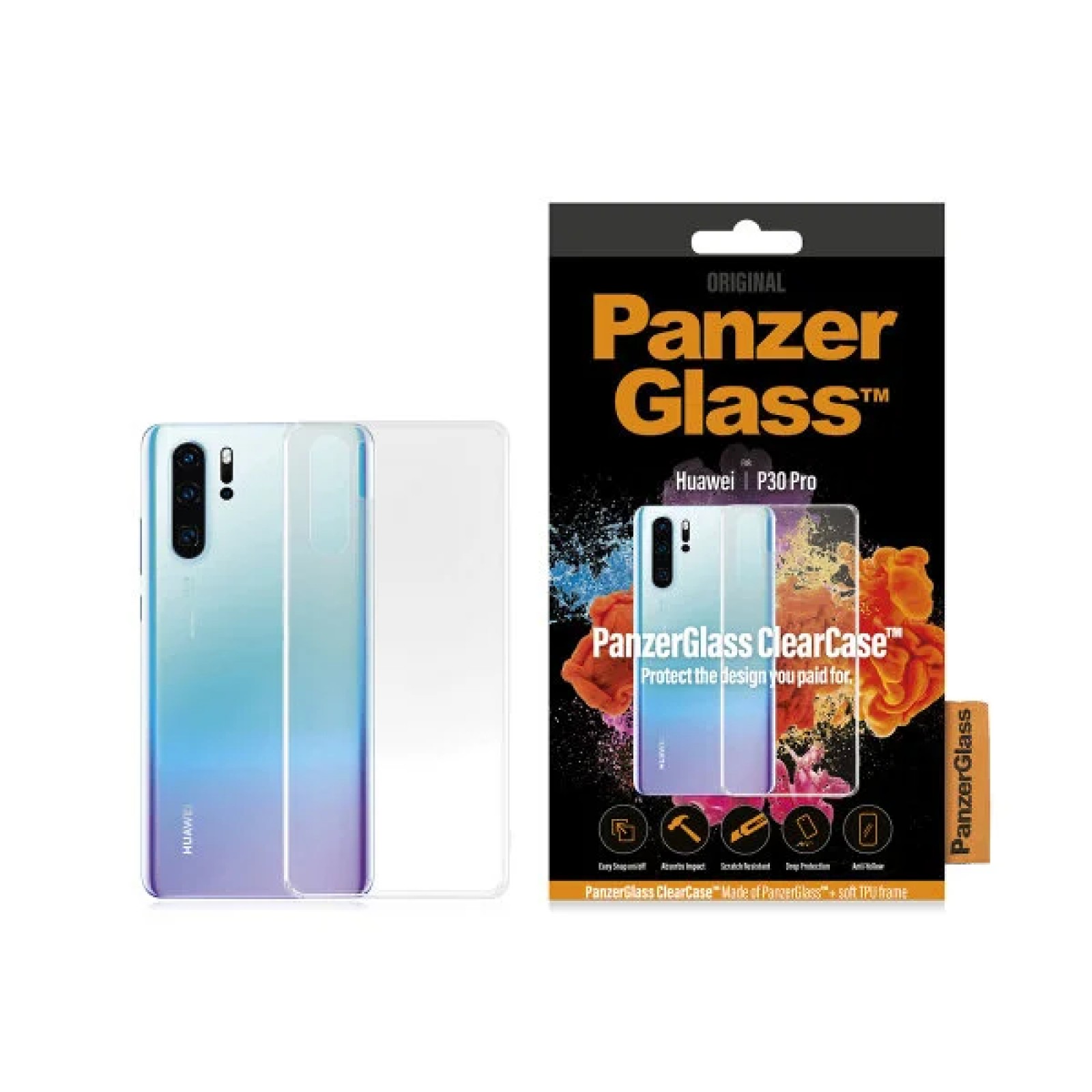 Гръб PanzerGlass ClearCase за Huawei/ Honor P30 Pro Прозрачен