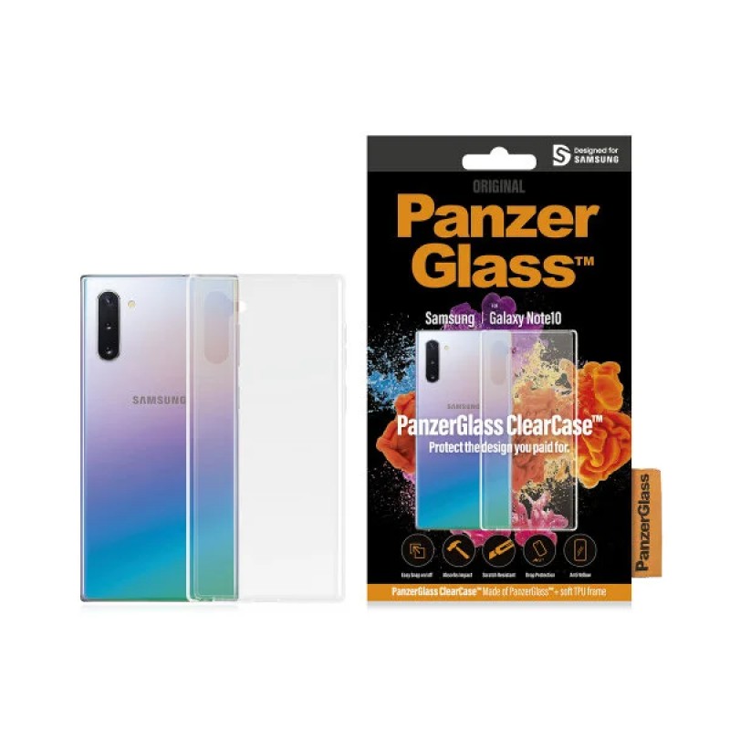 Гръб PanzerGlass ClearCase за Samsung Galaxy Note 10 Прозрачен