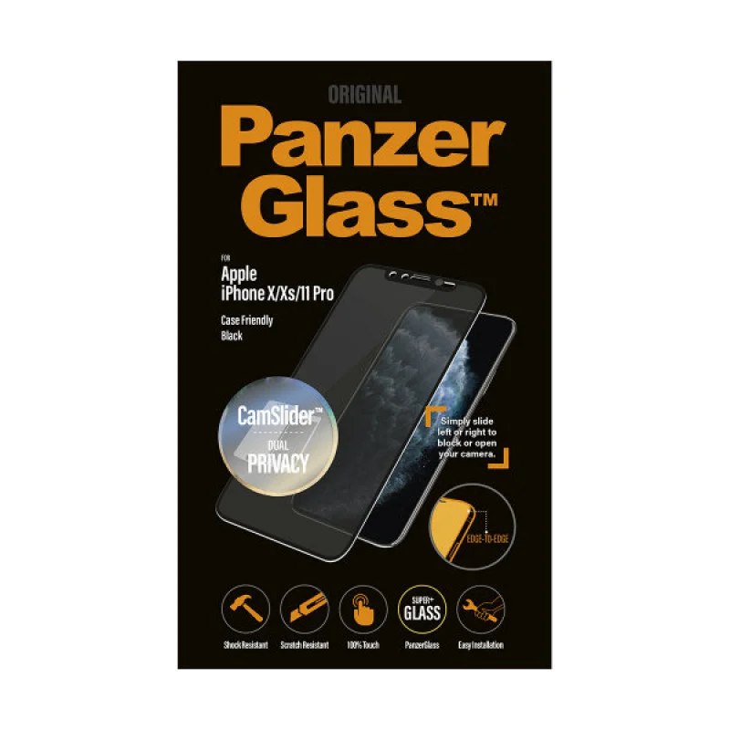 Стъклен протектор PanzerGlass за Apple iPhone X/Xs...